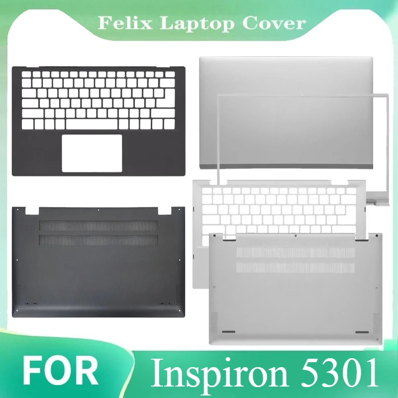 

NEW For Inspiron 5301 Laptop LCD Back Cover Front Bezel Palmrest Top Lower Bottom Case Housing Cover 0TGC80 02KJ79 07XTK0