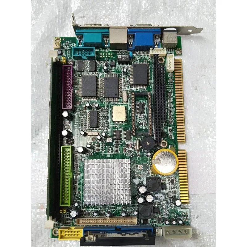 MD1150-D128-P Half Size ISA Industrial Mainboard Disassembled Nearly New 64MB RAM Fully Functional for Industrial Use