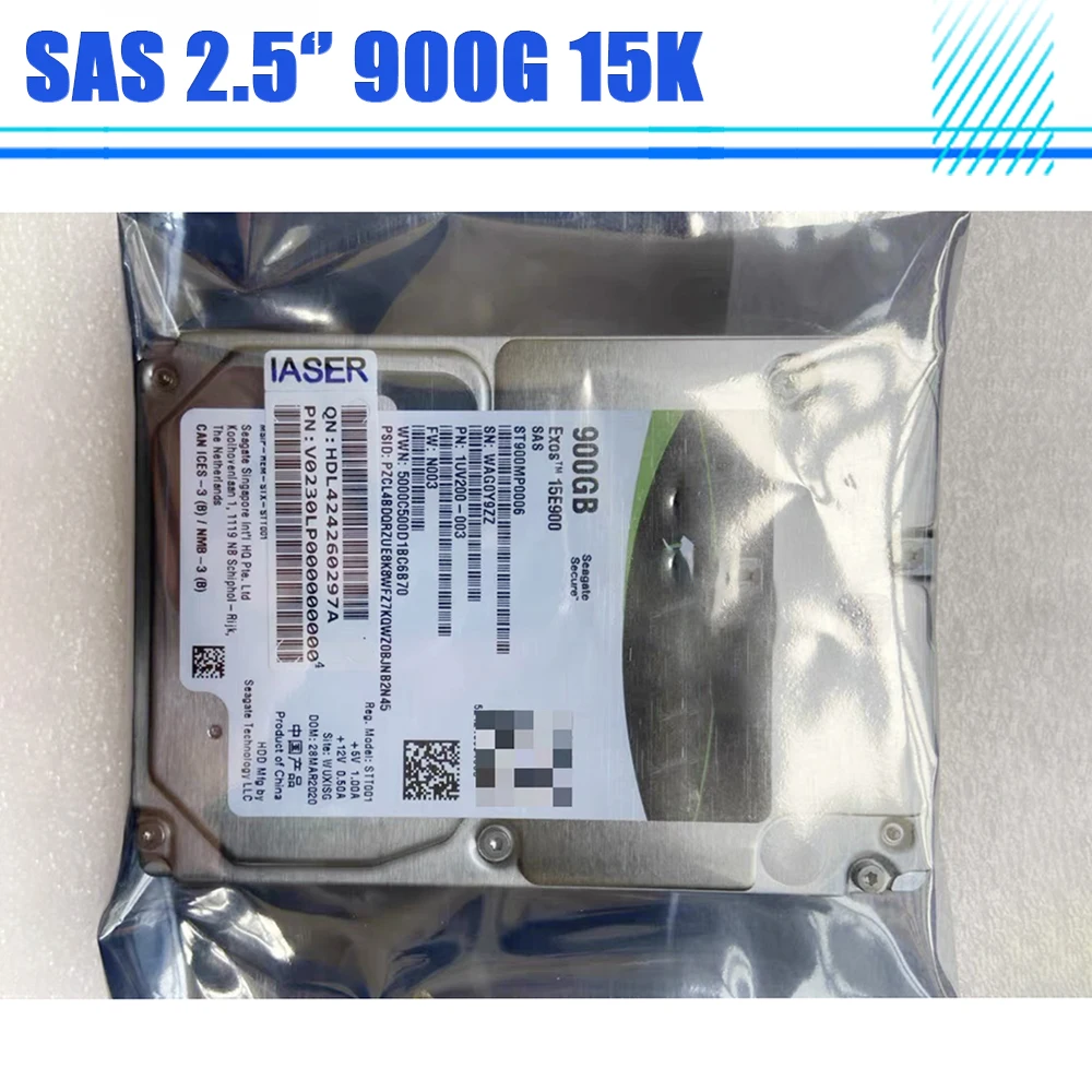 

Original ST900MP0006 SAS 2.5‘’ 900G 15K Server Hard Drive For Seagate HDD