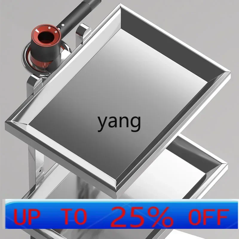 

lmm stainless steel beauty salon trolley hair salon tools haircut hair folding
