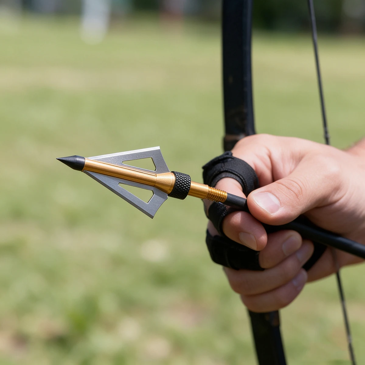 Broadheads 100 Grain 3 Blade Hunting - Lot de 12 pointes de flèche