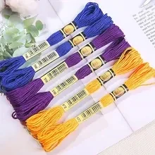 10Pcs similar dmc color choose Anchor Similar Thread Cross Stitch Cotton Sewing Skeins Embroidery Thread Floss Kit DIY