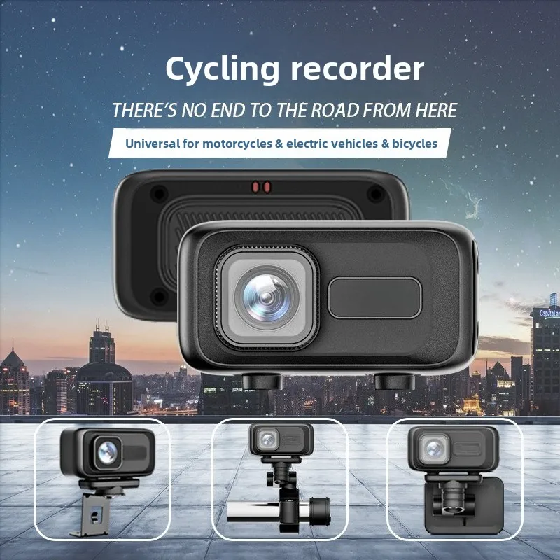 

New Portable Riding Recorder 2K Waterproof Motorcycle Electric Car Outdoor Riding Sports Camera