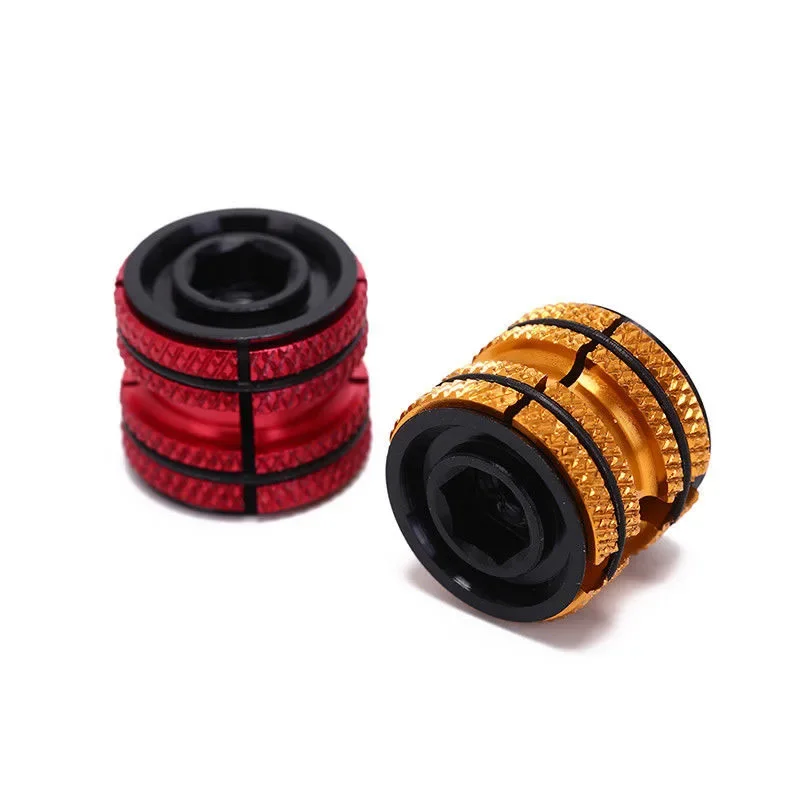 1pc Bike Headset Expander For Upper Outer Diameter 28.6mm Carbon Fiber Fork Red/Gold Mountain Road Bike Accessories