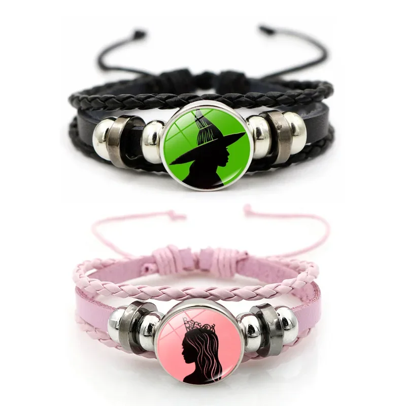 

Movie Wicked Elphaba Galinda Friendship Matching Bracelets for Women Bracelet Best Friends Accessories Creative Gifts