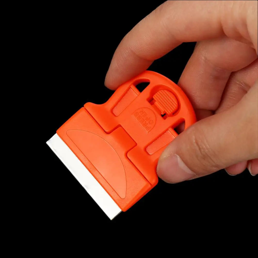 

Scraper With A Blade One-Sided Razor Painting Car Scraper Blade Remover Cleaner Car Window Viny Film Sticker Cleaning Tool