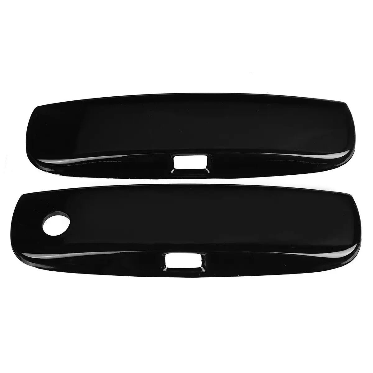 For Dodge Charger 2011-2020 4pcs/set Door Handle Cap Trim Sticker with Hole Cover Decoration Carbon Fiber/Black