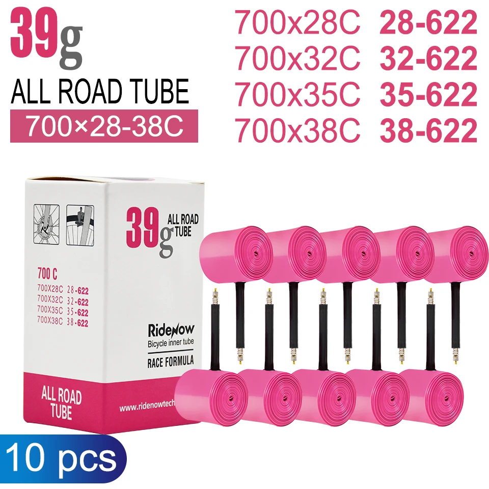 Ridenow TPU-Schlauch Fahrradbeleuchtung Allroad-Reifen Fahrradzubehör 700*28 30 32 34 36 38c 622 Ride Now Innenschlauch 700c 39g – Detail 1