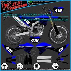 Graphic Kit for 2008 2009 2010 2011 2012 2013 2014 2015 2016 2017 2018 2019 2020 WR250R Motorcycle Decal Stickers