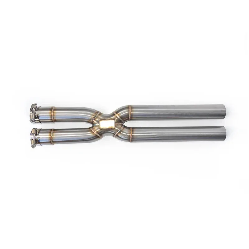Exhaust Middle X Pipe for Maserati Gran Turismo/GT 4.2 4.7 2008-2017 Stainless Steel Car Exhaust Tube Racing Enhancement