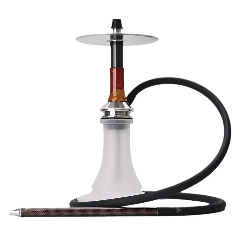 

Hookah set Small single tube twist ball glass chimney Full set