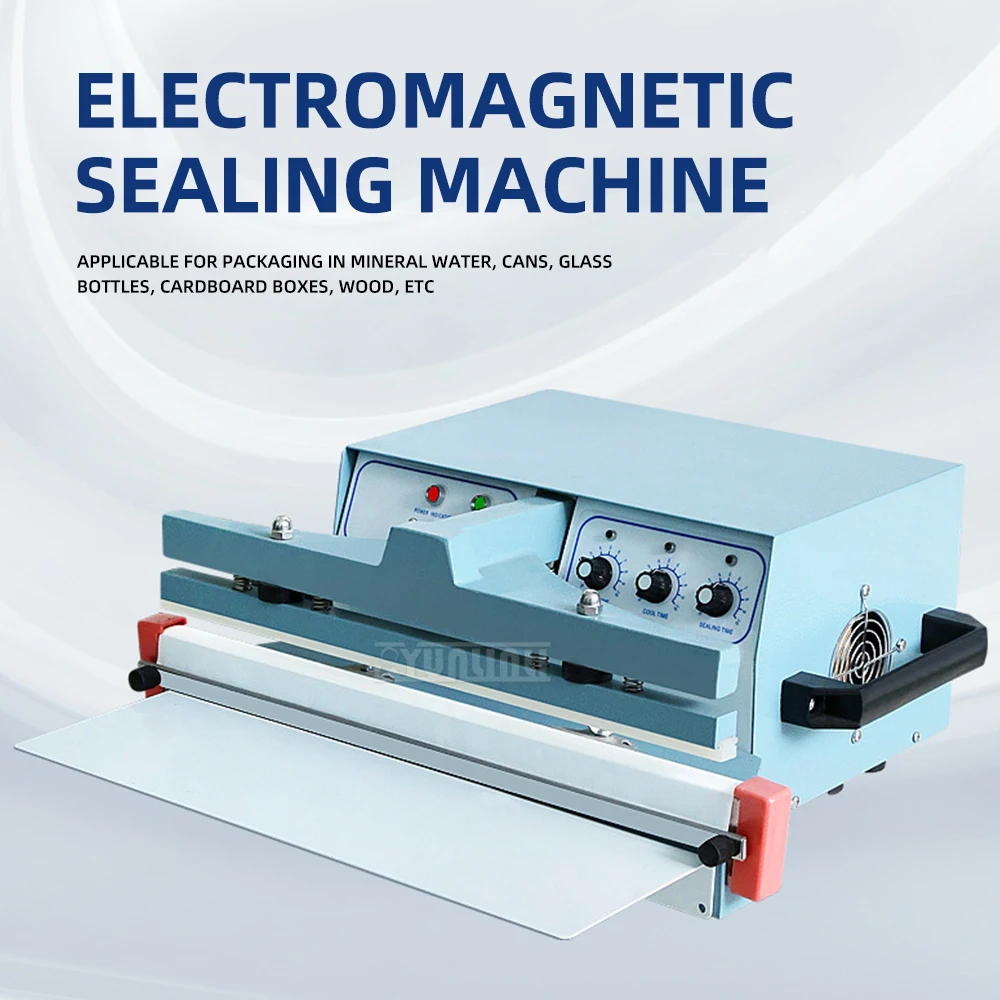 HPE Aluminum Film Fish Packaging Machine Semi-Automatic Electromagnetic Table Sealing Machine Timing High Power