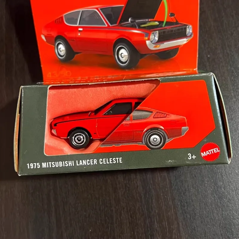 Match Box Moving Parts Series 1975 MITSUBISHI LANCER CELESTE Metal 1:64 Scale Diecast Mini Car Model Vehicle Collectible Toy