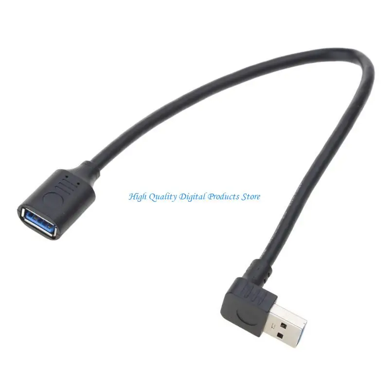 

U2JE Flexible 90-Degree Bend USB Extension Cable Perfect for Laptops and Desktops
