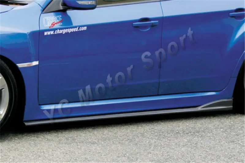 Autozubehör Carbonfaser CS Bottom Line Typ 2 Style Seitenschweller-Verlängerung Unterbodenverkleidung passend für 2008-2014 GRB GVB STI
