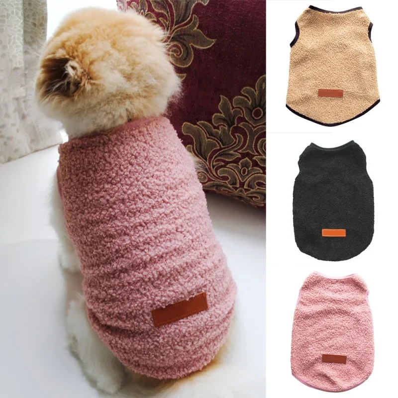 Winter Clothes For Dogs Warm Fleece Puppy Outfit Dog Clothes Soft Jacket for Small Medium Dog Cats Chihuahua Clothing Dog jersey