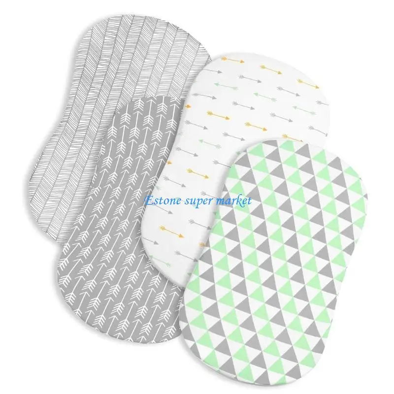 090B Infant Crib Bed Sheet Cotton Infant Bed Linens Breathable Fabric Baby Bed Sheet Gentle Touchs Baby Bed Sheet Multiple