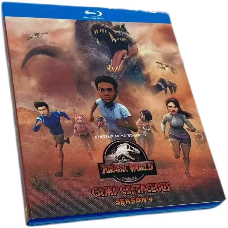 

BD Blu-ray High Definition Science Fiction Cartoon Jurassic World Cretaceous Camp Seasons 1 to 5 6 Disc Box