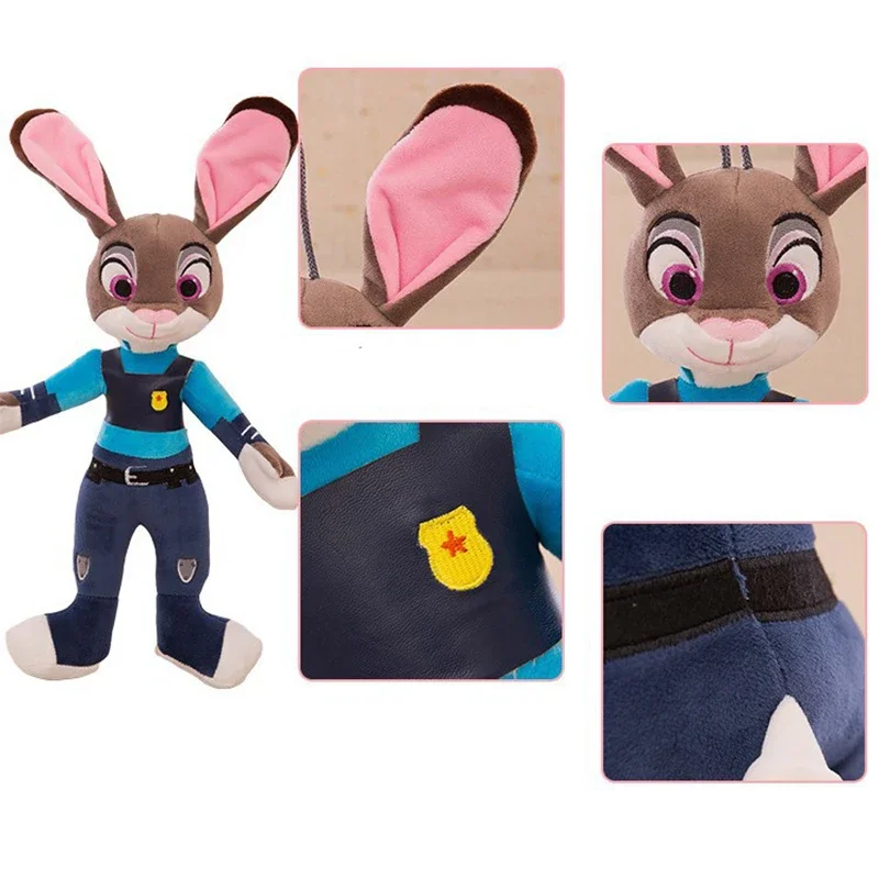 40 centimetri Disney Zootopia Nick Wilde Judy Hopps Carino Farcito Del Fumetto Modello Cosplay Carino Caldo Morbido Modello Regalo per I Bambini Giocattolo Di Compleanno