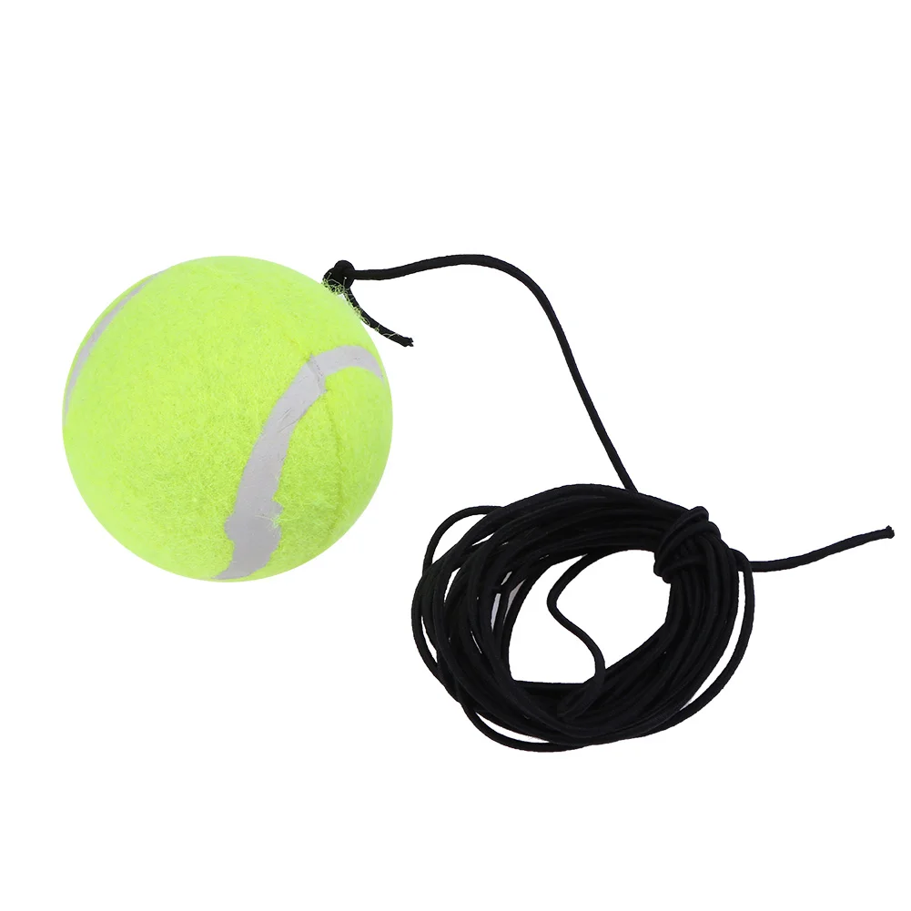 Professional Tennis Training Partner With Elastic Rope Rebound Practice Ball Tennis Base Rope Tennis Sparring Equipment