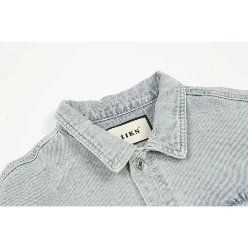 MAQVOB Men Luxury Apparel Street Wear Wholesale Euro US Size Outwear Spring Autum Jean Jacket Coat