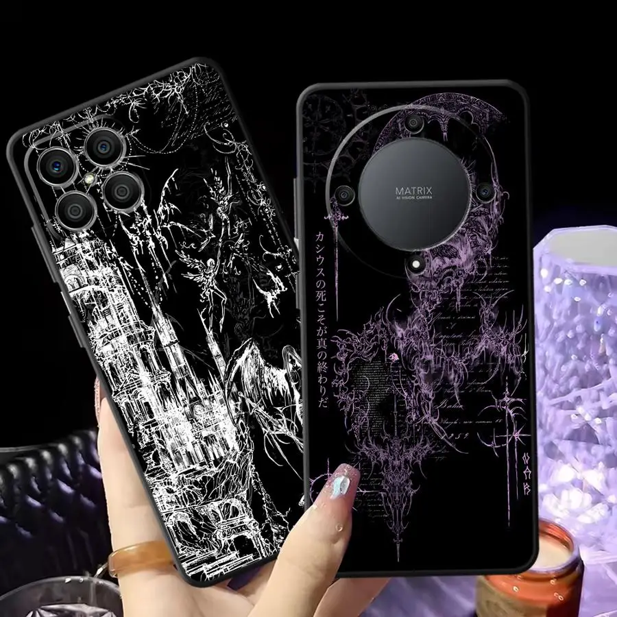 Case for Honor X8b X8a X9a X5c X7b X7a X9C X7d X9b X9D Soft Funda Phone Cover Gothic Dark Fantasy Art
