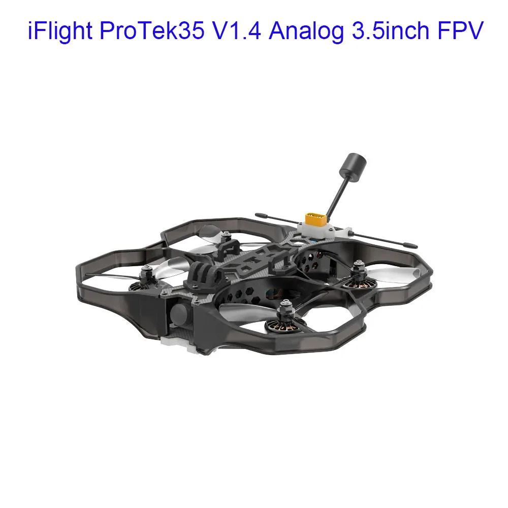 IFlight ProTek35 V1.4 아날로그 3.5 인치 6S CineWhoop BNF, RaceCam R1 미니 1200TVL 2.5mm 카메라, BLITZ Whoop F7 55A AIO, FPV용