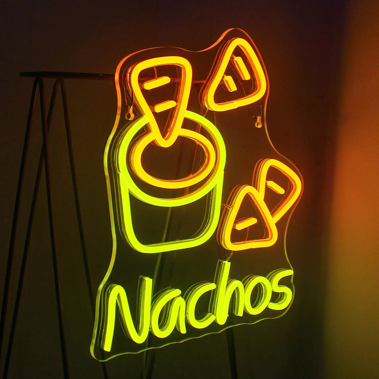 Nachos gelb USB angetrieben LED Leucht reklamen für Taco Shop Wand dekoration Büro Bar Restaurant Schlafzimmer einzigartiges Geschenk für geliebte