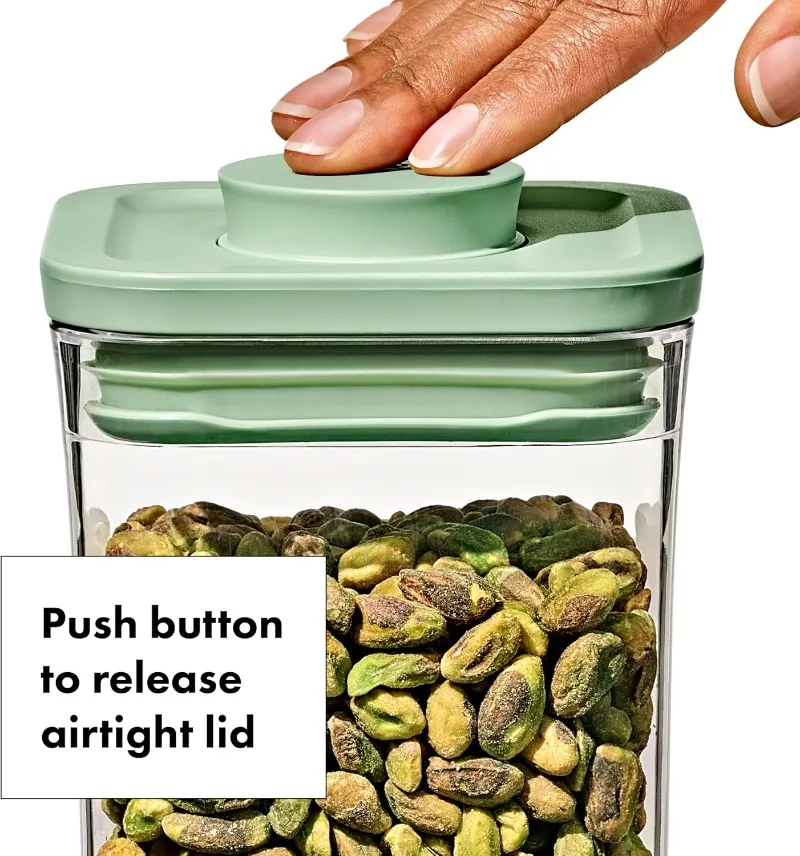 Good Grips 3-Piece POP Container Set with Mini Scoops - Limited Edition Pistachio