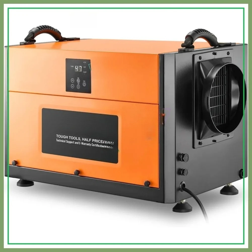 

Applicable to 156 Pints Commercial Dehumidifier with Drain Hose, Auto Defrost for Basement Storage Industrial Use, Heavy-duty St