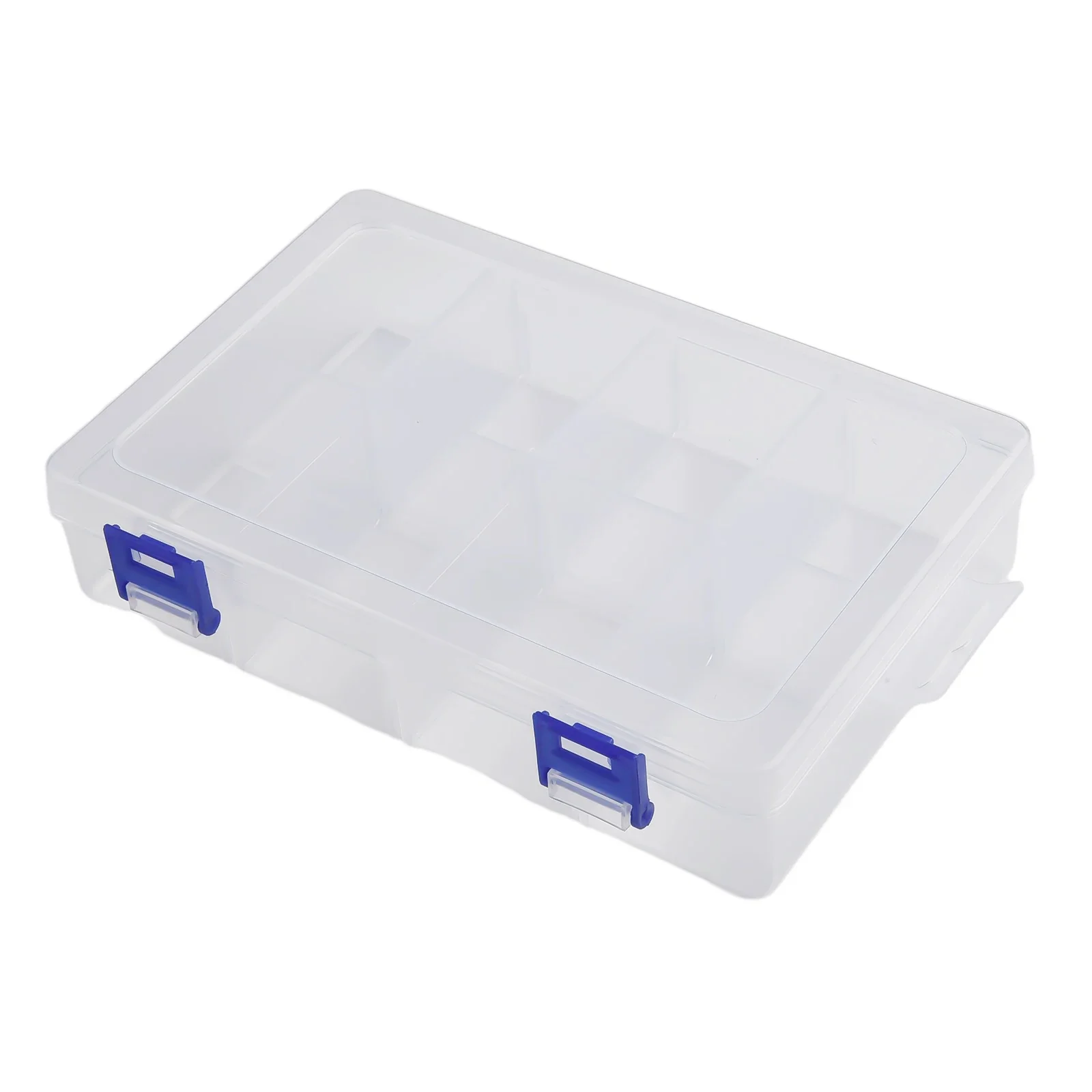 Container Storage Box Plastic 8 Grids Display Organizer Dustproof Jewelry Organizer Organizer Boxes Storage Box Screw