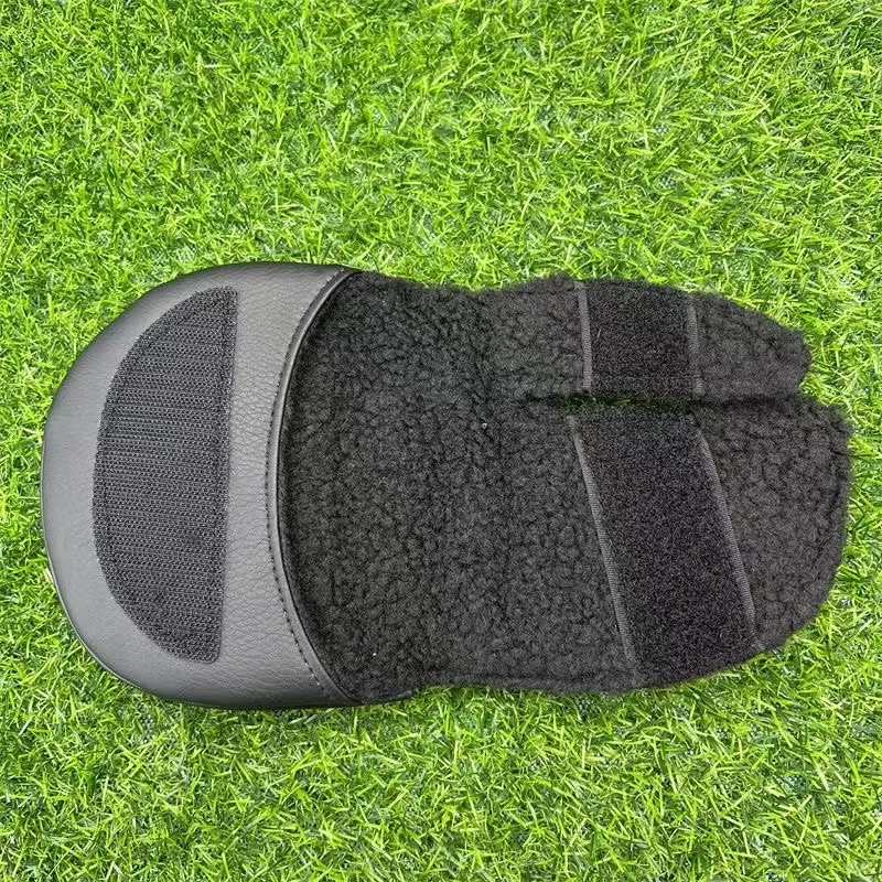 Training golf large semicircle center shaft putter cap with square club head cover, free shipping