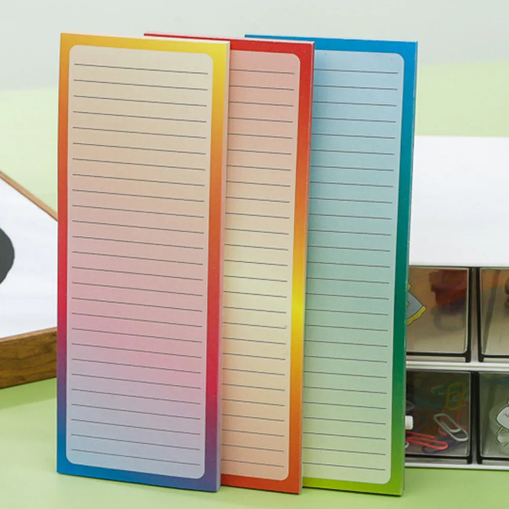 

3 Books Magnetic Notepads Refrigerator to Do List Notepad Magnetic Grocery Planner Memo Pads for Home