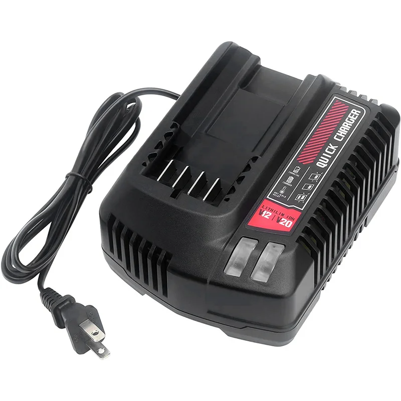 CMCB104 Battery Charger for Craftsman V12/V20 Lithium Battery CMCB204 CMCB202 CMCB201 CMCB209 CMCB205 CMCB102 ,US Plug