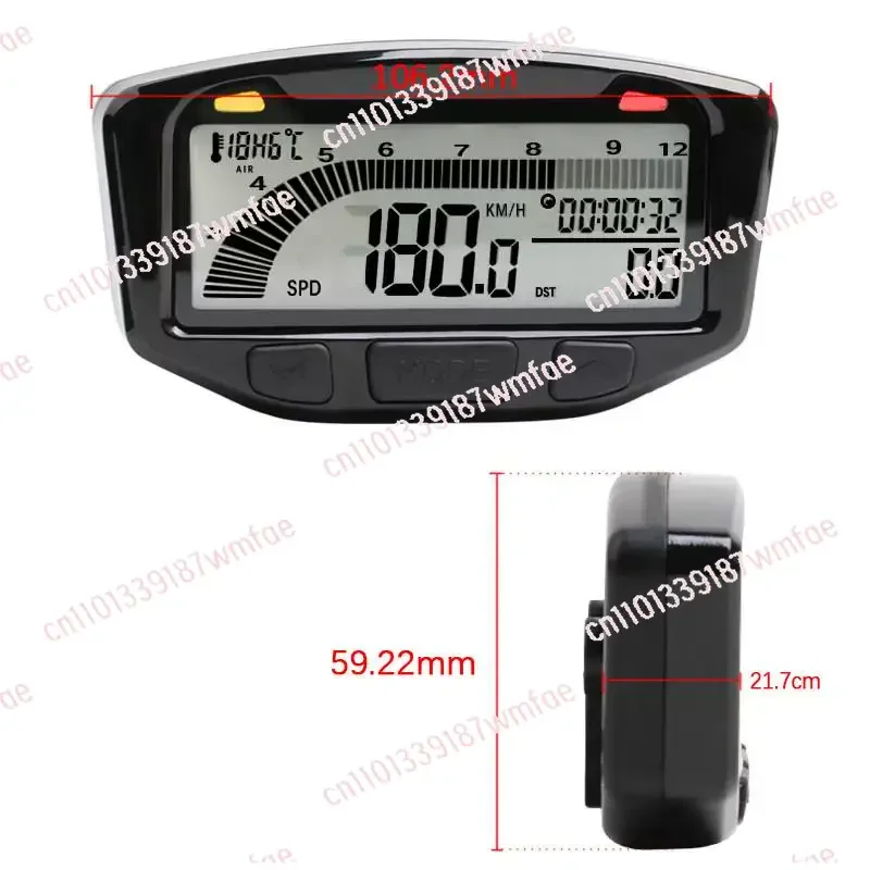 

Motorcycle Speedometer Universal Counter Steam Digital Tachometer Kit UTV/ATV For Polaris Trail Tech 752-119