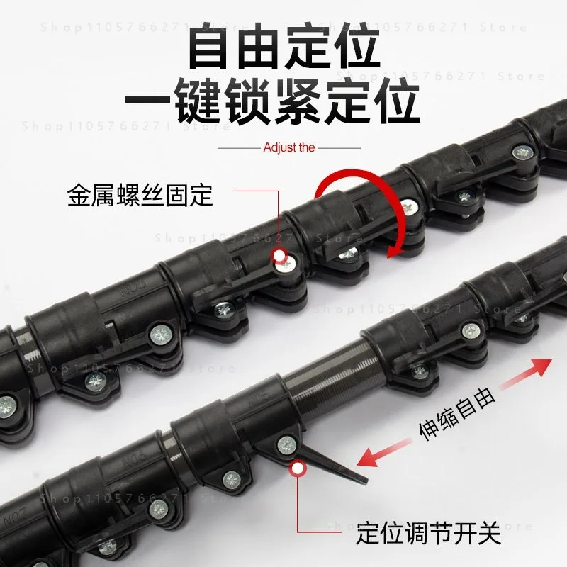 Telescopic rod pulping and pine tower picking multifunctional handicrafts