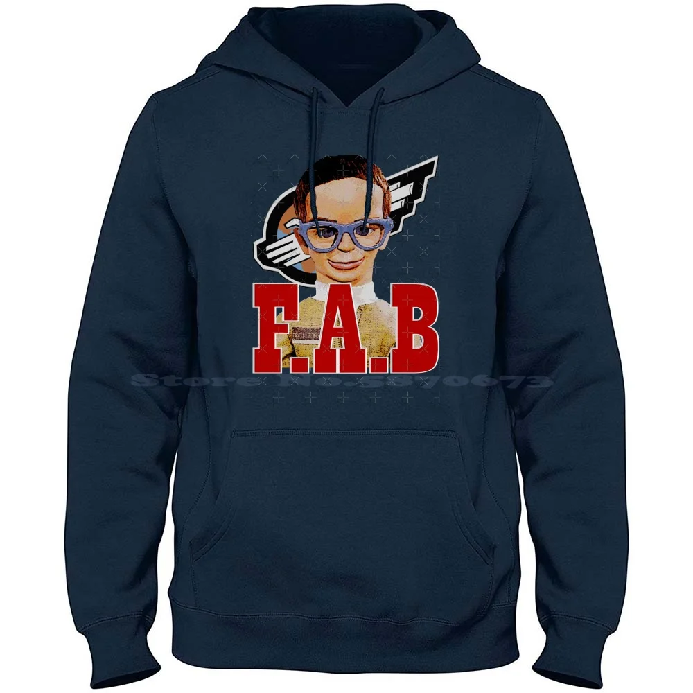 F.A.B Brains 100% Pure Cotton Hoodie Tshirt Are Go Gerry Anderson Sylvia Anderson Brains Stringray Fireball Xl5 Captain Scarlet