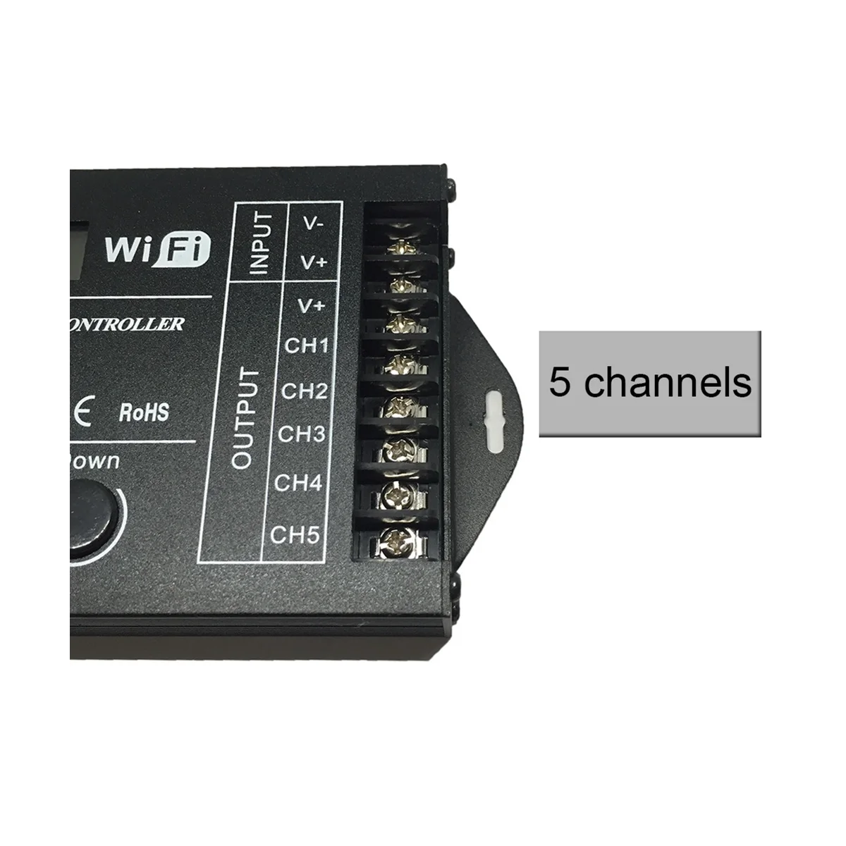 DC 12V 24V WiFi RGB Time Controller LED programmabile TC421 5 canali 20A Dimmer a strisce LED programmabile con anodo comune