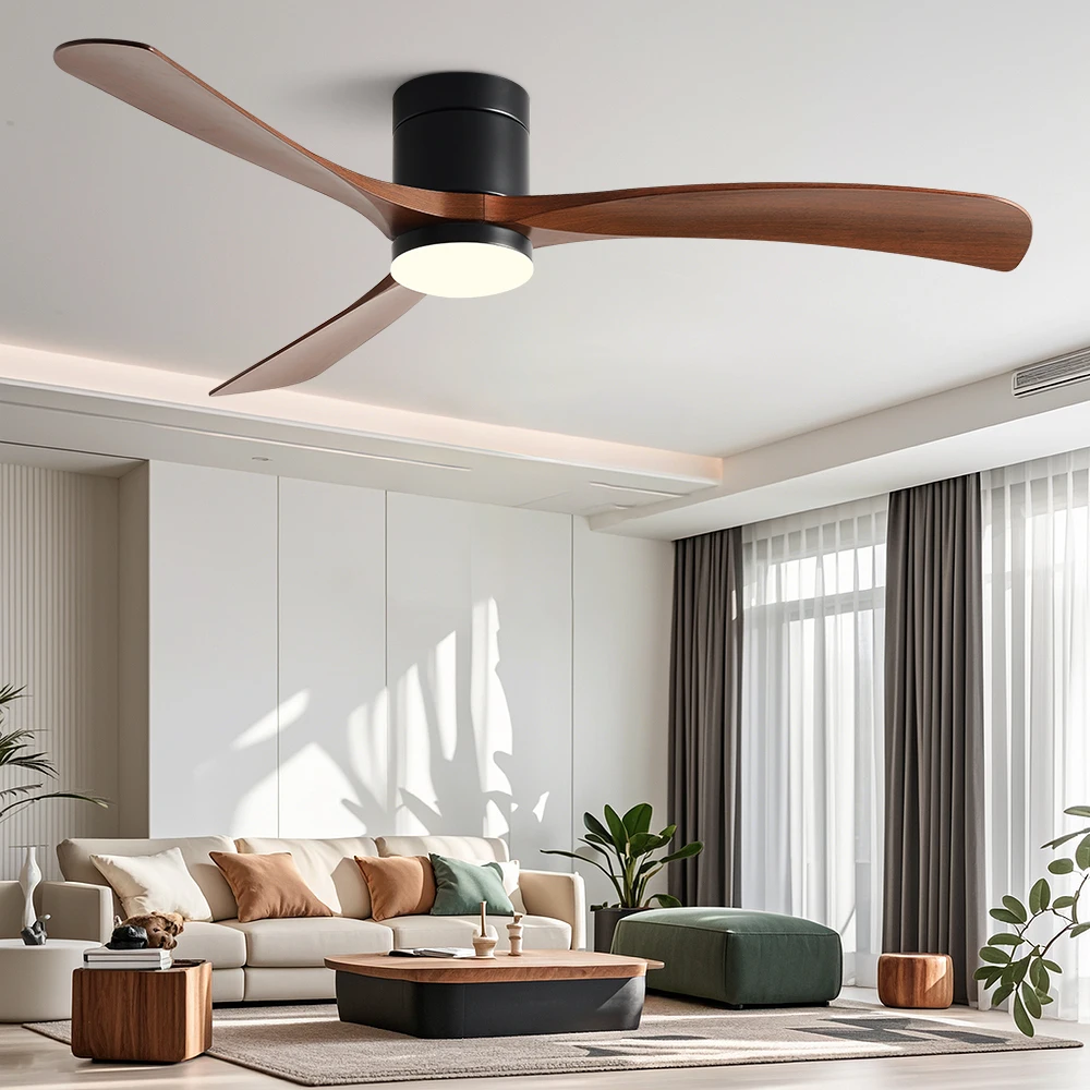 

38/52Inch Low Floor Fan Lights Room Restaurant Modern Simplicity DC Remote Control Indoor Ceiling Fan 110V 220V Electric Fans