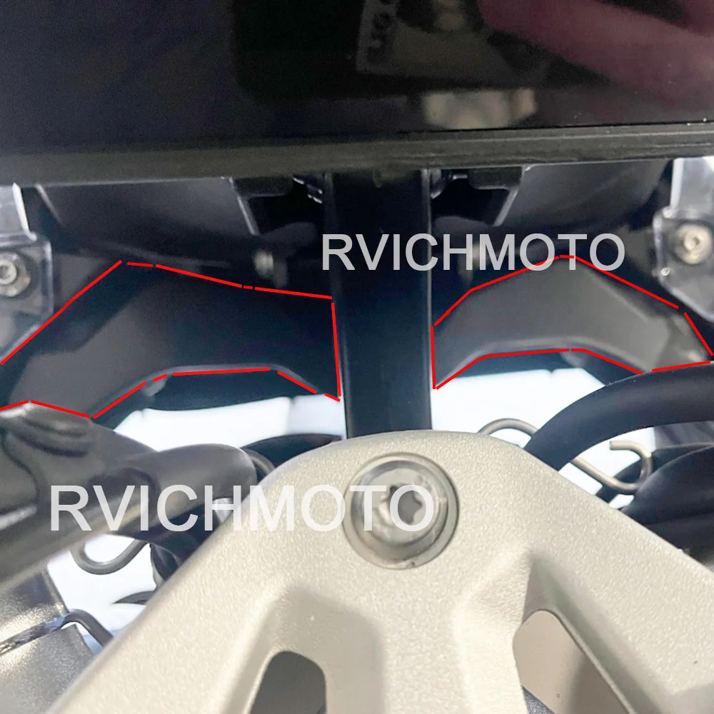 Motorcycle Cockpit Panel Fairing For BMW R1300GS R1300GSA R1300GS/ADV 2024 2025 2026 Fork Shield Updraft Deflector Accessories