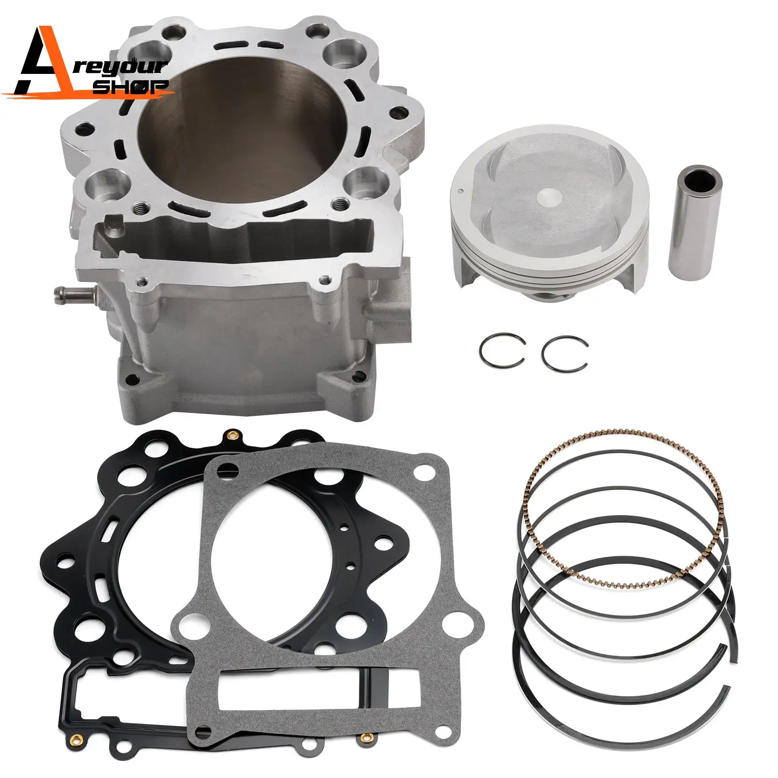 

AREYOURSHOP TOP END REBUILD KIT WITH CYLINDER FOR YAMAHA RAPTOR 700 YFM700 2006-2025