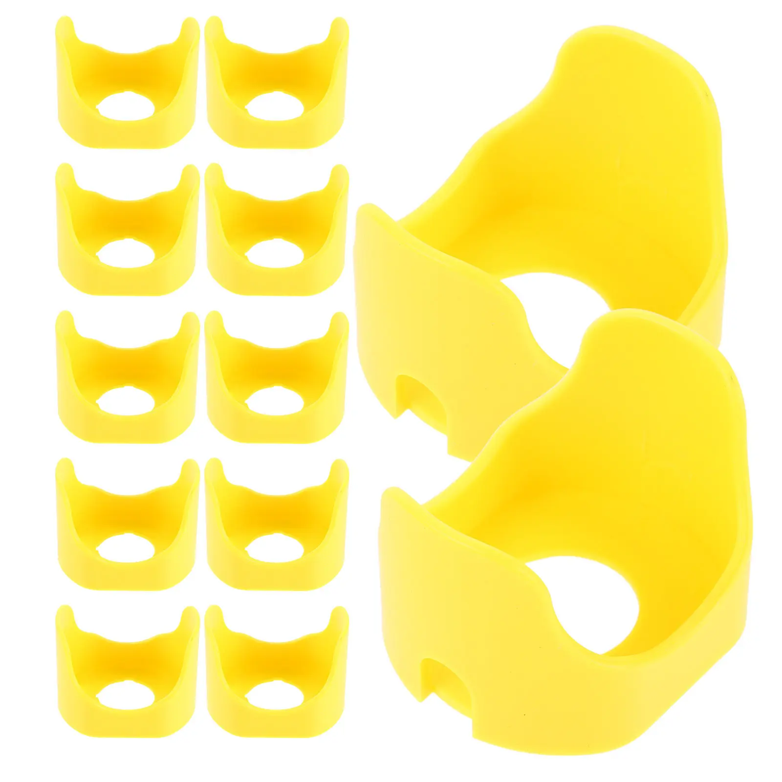 20pcs Emergency Stop Button Protective Cover – Removable Plastic Push Button Switch Protector for Safety Control