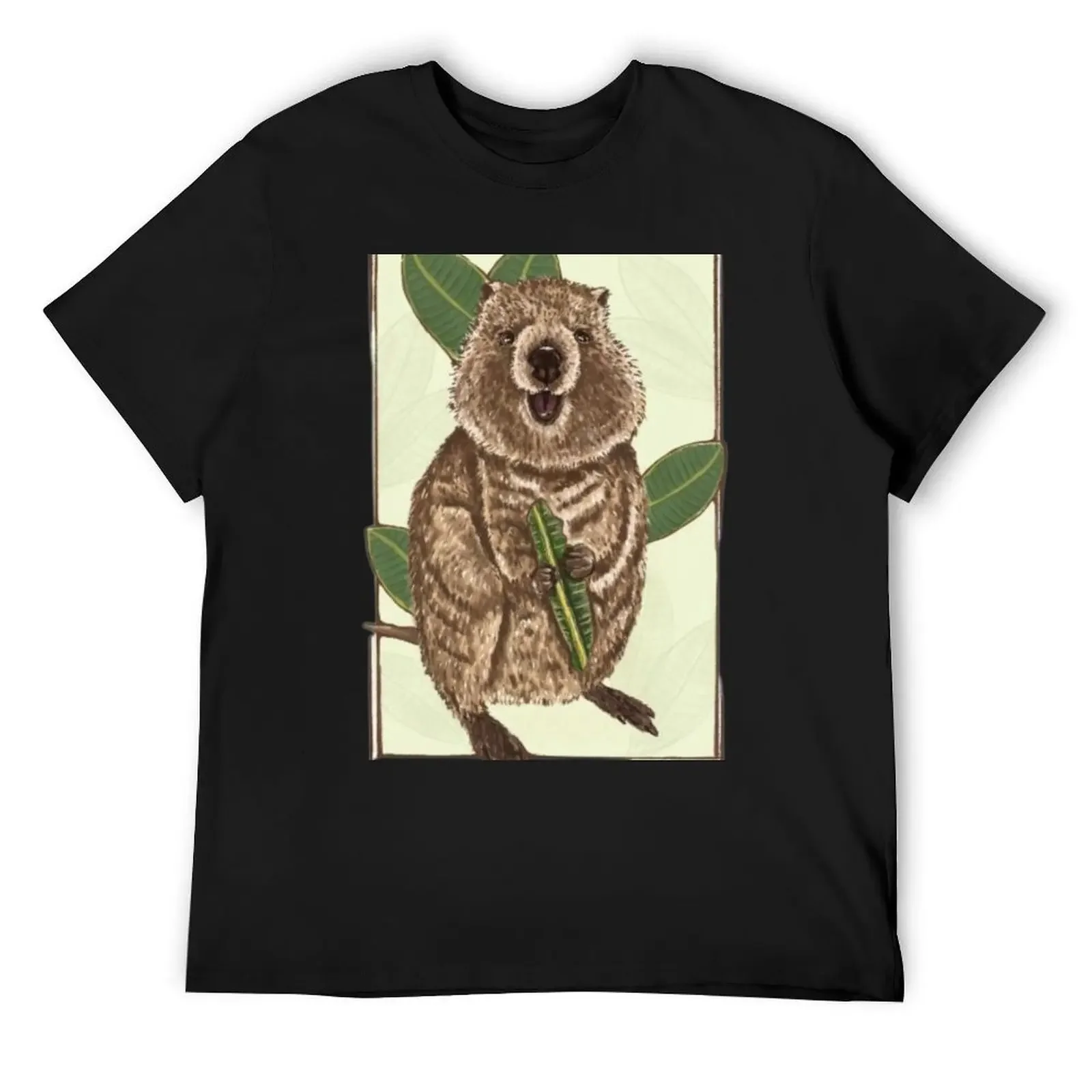 Quokka Selfies - Happy Quokka He Makes Everyone Happy! Smile like a Happy as a Happy little creature T-Shirt