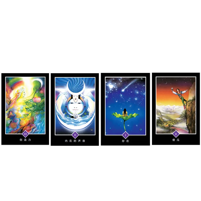 OS Tarot Cards Divination Cards Game 12*7cm Cards Chinese Version  Family/Friends