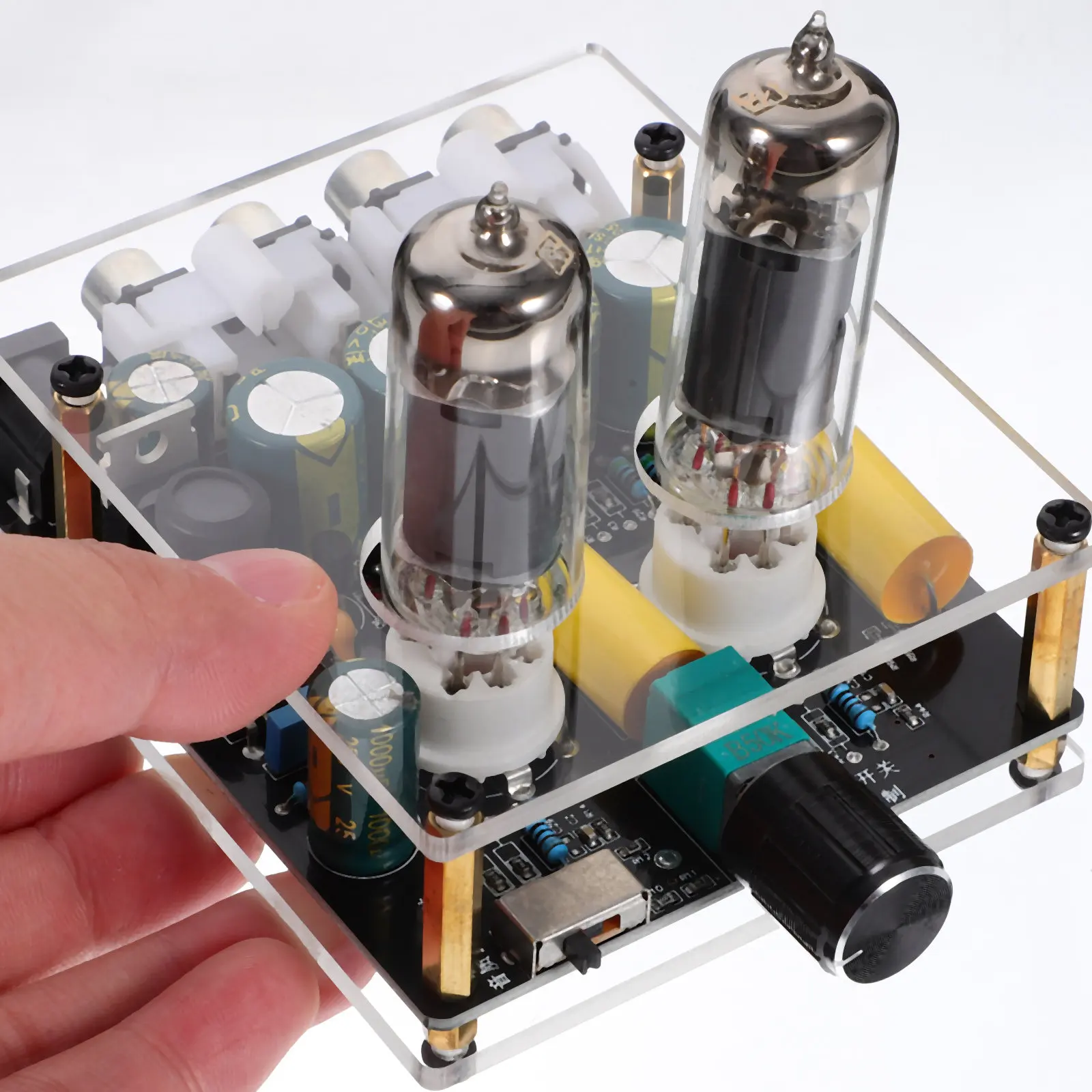 

Вакуумный ламповый предусилитель для проигрывателя винила, аудио предусилитель, DIY ламповый усилитель, Hi-Fi аудиосистема