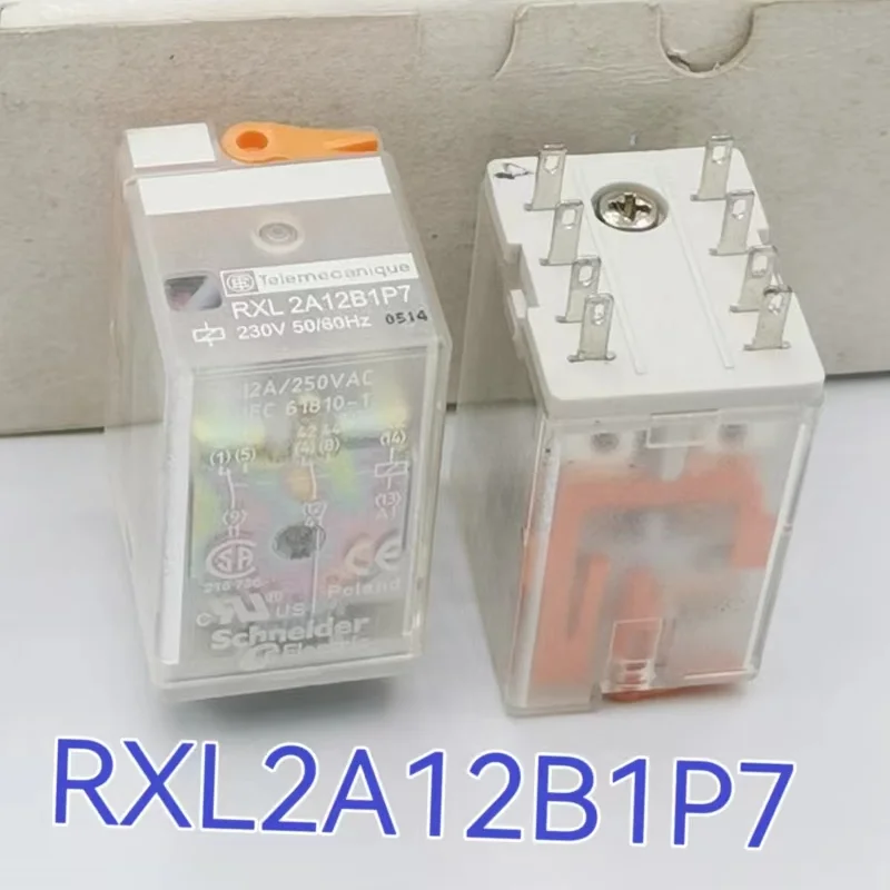 （Brand New Original）1pcs/lot 100% original genuine relay:RXL2A12B1P7 230V Intermediate relay 8pins 230VAC