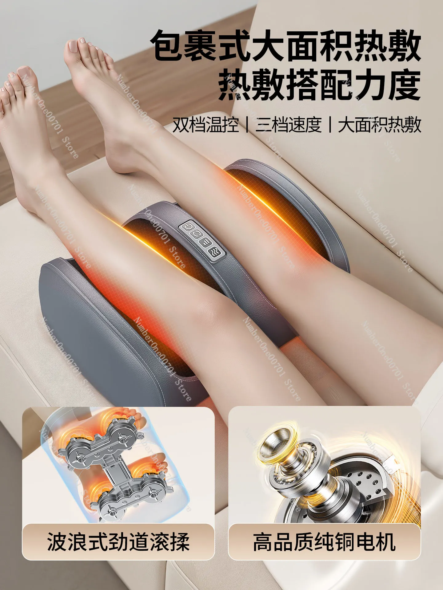

Leg Massager Fully Automatic Kneading Foot Massager Foot Therapy Machine Leg Beauty Instrument Calf Massager Magic Device