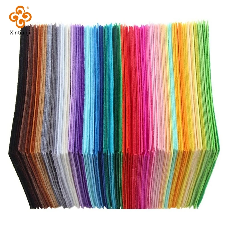 45 Colors 20x20cm/20x30cm Soft Felt Fabric Non-Woven DIY Felt Fabric Arts Crafts Sewing Children\'s Handmade Materials