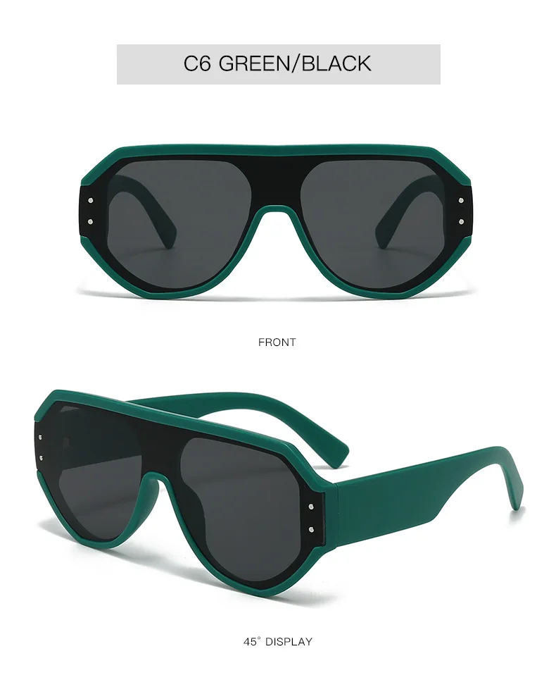 Neue Vintage Runde Sonnenbrillen für Damen und Herren, Ovale Sonnenbrillen oder Pilotenbrillen für Damen und Herren – Detail 10