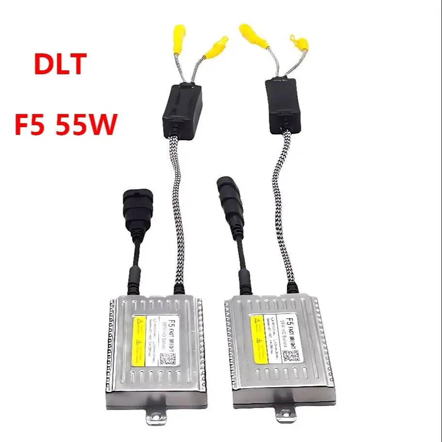 

Genuine DLT F5 55W Xenon AC Ballasts Premium Quality 5800LM For H1 H3 H7 H11 HB3 HB4 9012 D2H 12V24V Cars HID Headlights